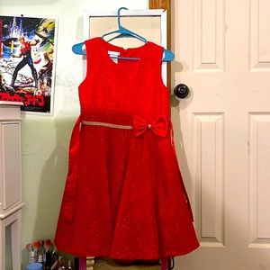 Red kids dress